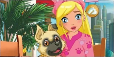 Dans "Puppy in my pocket", comment se nomme le chien de Flo ?