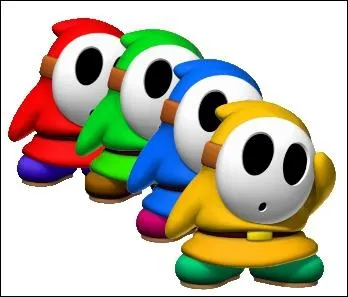 Vrai ou faux ? Maskass existe en plusieurs coloris dans Mario Kart DS ? (Plusieurs = Au moins deux)