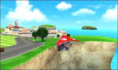 Ce circuit de Mario Kart 7 est diffrent des autres car ...