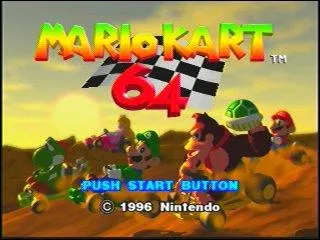 Mario Kart 64 marque le dbut ...
