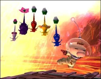 Comment s'appellent les petites cratures qui suivent Olimar ?