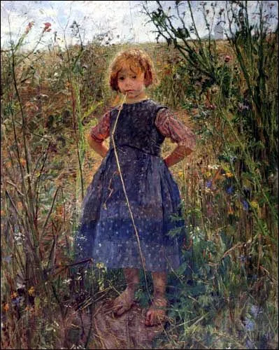 Cette enfant dtermine est 'La petite Princesse Heide'. Le peintre est ?