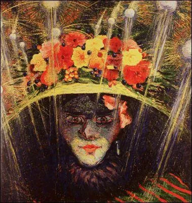 Cette femme au chapeau fleuri est dnomme L'idole moderne, et son auteur est ?