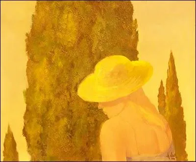 Le femme au chapeau est une oeuvre d'un peintre du show-biz, qui est ?