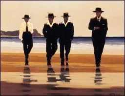 The Billy boys sont en promenade sur la plage, enchapeauts, et peints par ?