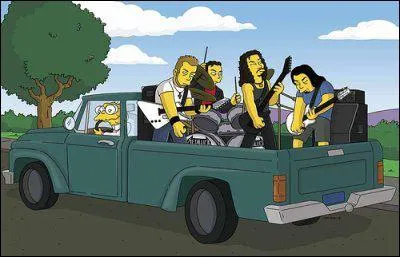 Quel est ce groupe de rock simpsonis ?