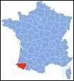 Dpartement de la rgion Aquitaine, il porte le numro 64.