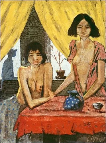 Qui a peint Gipsies avec un chat ?