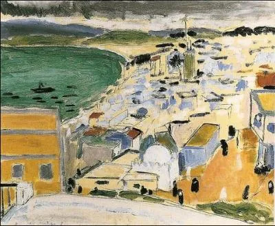 Qui a peint Vue sur la baie de Tanger ?