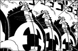 Qu'est-il crit sur le cou de ces personnages ?