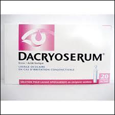 A quelle occasion le Dacryosérum est-il prescrit par votre médecin ou conseillé par votre pharmacien ?