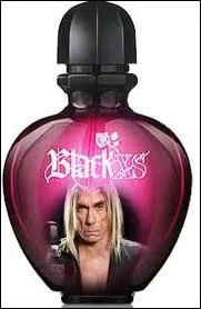 Surprenant choix pour Paco Rabanne, avec ce chanteur amricain vantant ' Black XS l'Excs ' ... .