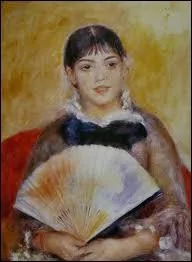 Qui a peint 'La femme  l'ventail' ?