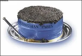 Nous n'avons pas hsit, nous avons choisi le plus cher des caviars, celui du plus gros des poissons dont il est issu :