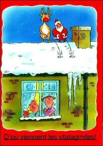 Toute une nuit c'est long... Il fait des pauses pipi chez nous le Pre Nol ?