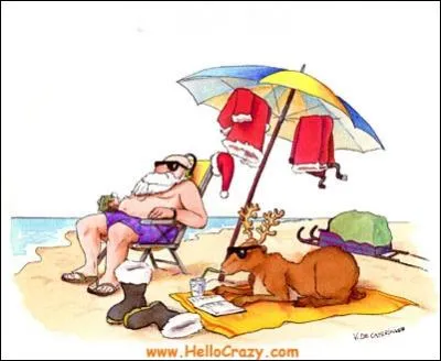 Et il fait quoi le reste du temps le Pre Nol ?