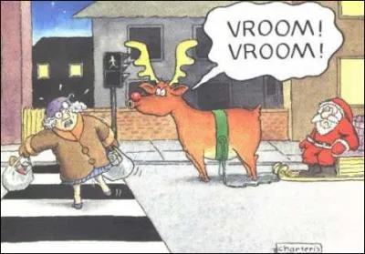 A votre avis, les rennes du Pre ¨Nol ont-ils de l'humour ?