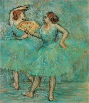 Ces deux jolies danseuses  l'ventail sont bien sr du peintre ?