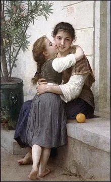 Tendre baiser que celui-ci, qui est un tableau de ?
