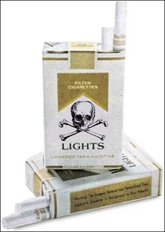 Les cigarettes lgres (LIGHT) :