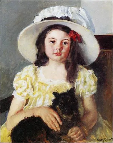 Qui a peint Franoise avec un petit chien ?