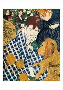 Qui a peint Mre avec enfant et son chien ?