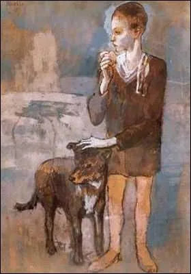 Qui a peint Garon et chien ?