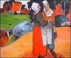 Ce tableau qui représente des bretonnes irradiant de couleurs est de ?