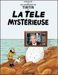 Quel prsentateur du Journal TV Tintin aperoit-il sur cette trange tl ?