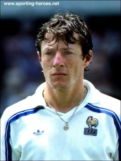 Il a t lu en 1985 cette grande gueule a fait lui aussi partie du Carr Magique au cot de Platini, c'est ...