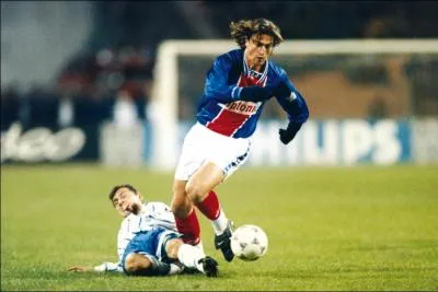 Il a t lu en 1993 on a fait de lui cette mme anne le vilain petit canard du foot franais, c'est . .
