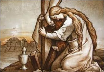 Pour montrer toute sa dévotion au Seigneur, Marie-Madeleine tombe aux pieds de Jésus et lui offre un vase luxueux. Que contient-il ?