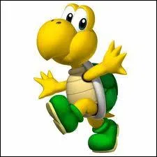 Dans les jeux de Mario, les tortues peuvent avoir une carapace verte...