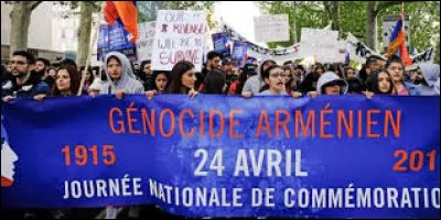 La communauté arménienne commémore le génocide chaque 24 avril. Quel évènement s'est-il déroulé le 24 avril 1915 ?
