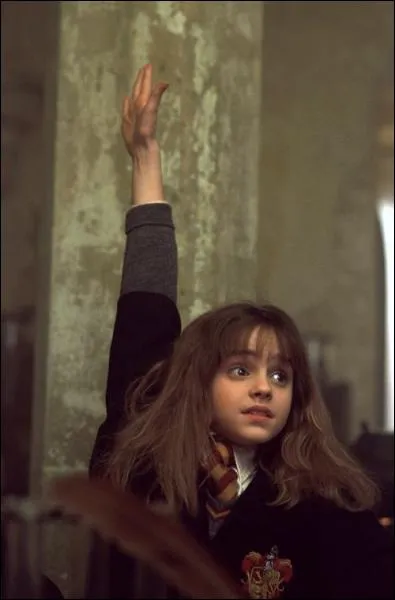 Dans quelle matire Hermione est-elle moins bonne ?