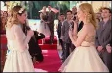 Contre toute attente, Ludmila accepte de chanter en duo avec Violetta lors d'une grande fte organise par German et Priscila. Que ftent-ils ?