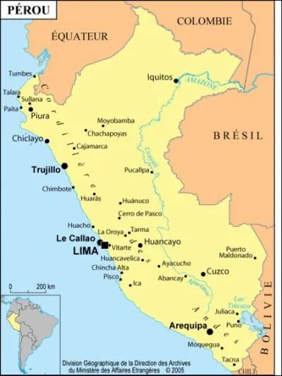 Le Prou possde une frontire commune avec l'Argentine ?