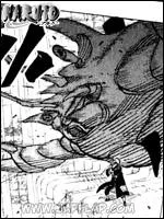 Pein invoque ce crabe gant lorsqu'il affronte ...