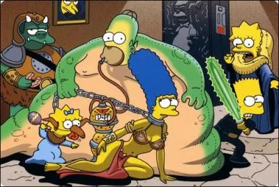 En quel personnage de "Star Wars", Homer a-t-il été transformé ?