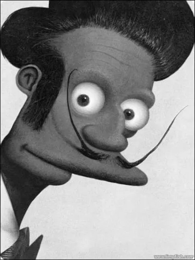 Et qui est ce personnage de l'univers Simpson, revisité en version Salvatore Dali ?