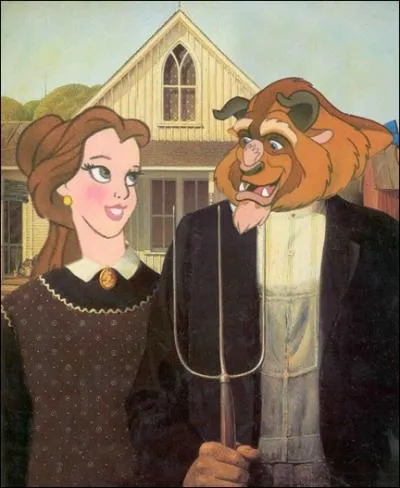 Cette peinture de Grant Wood est beaucoup plus joyeuse grce ...