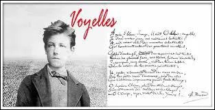 Qui associait le 'E'  la couleur blanche dans 'Voyelles ' ?