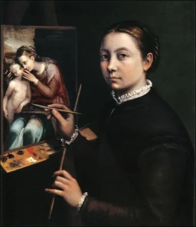 Peintre italienne maniriste (1532-1625), spcialise dans les portraits, elle fut la plus clbre parmi ses 5 soeurs toutes peintres. De qui est cet autoportrait ?