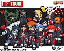 Kisame fait partie de l'Akatsuki, avec comme coquipier :