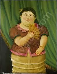 Qui est l'auteur de la toile 'Femme  l'ventail' ?