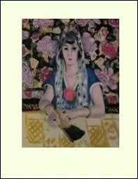 Qui est l'auteur de la toile 'Jeune femme  l'ventail' ?