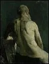 'Etude de dos de vieil homme'