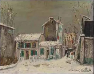 'Le lapin agile sous la neige'