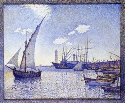 ' Les Tartanes, port de St Tropez ' est une toile de quel peintre ?