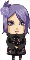 Konan fait partie de l'Akatsuki, qui est son coquipier ?